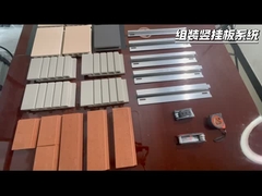 Assemble The Samples Bracket-Vertical Hanging Panels System