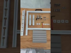 Easy Installation and adjustable system for 30mm terracotta panel