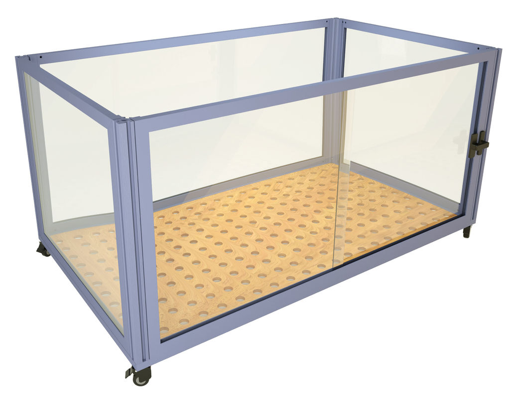 Removable Tray Sliding Door Metal Pet Cage With Mesh Panels Easy Assembly Small To Medium Pets