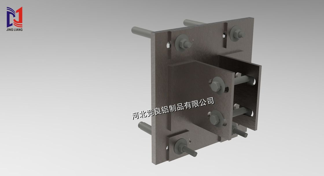 Unitized Modular Ventilated Façade  Support System for Brick Wall Support System Diversified Project Needs
