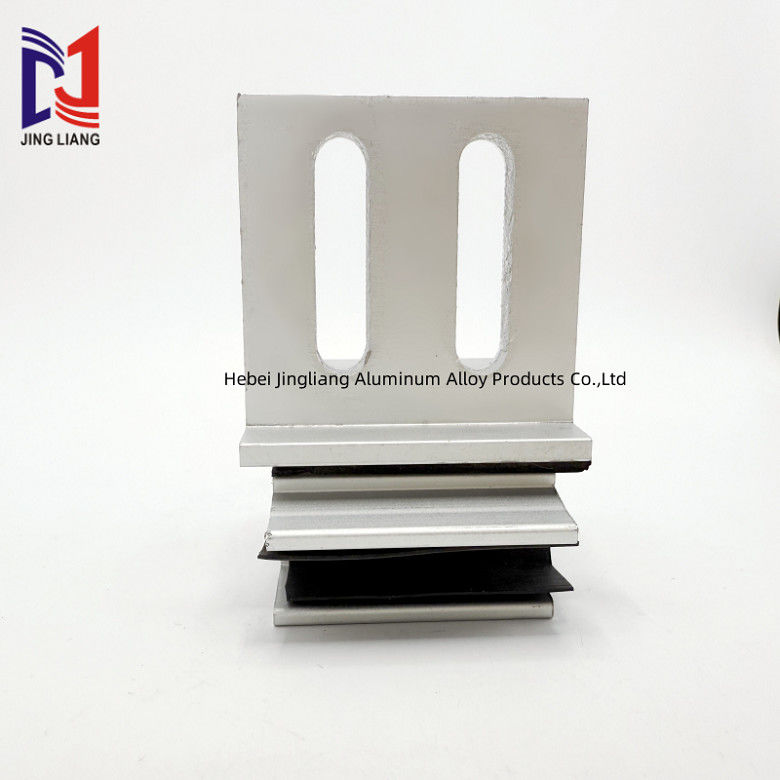 Easy Installation And Disassembly Facade Middel Fixing Parts For 20mm Terracotta Panel With Anodizing Oxidation