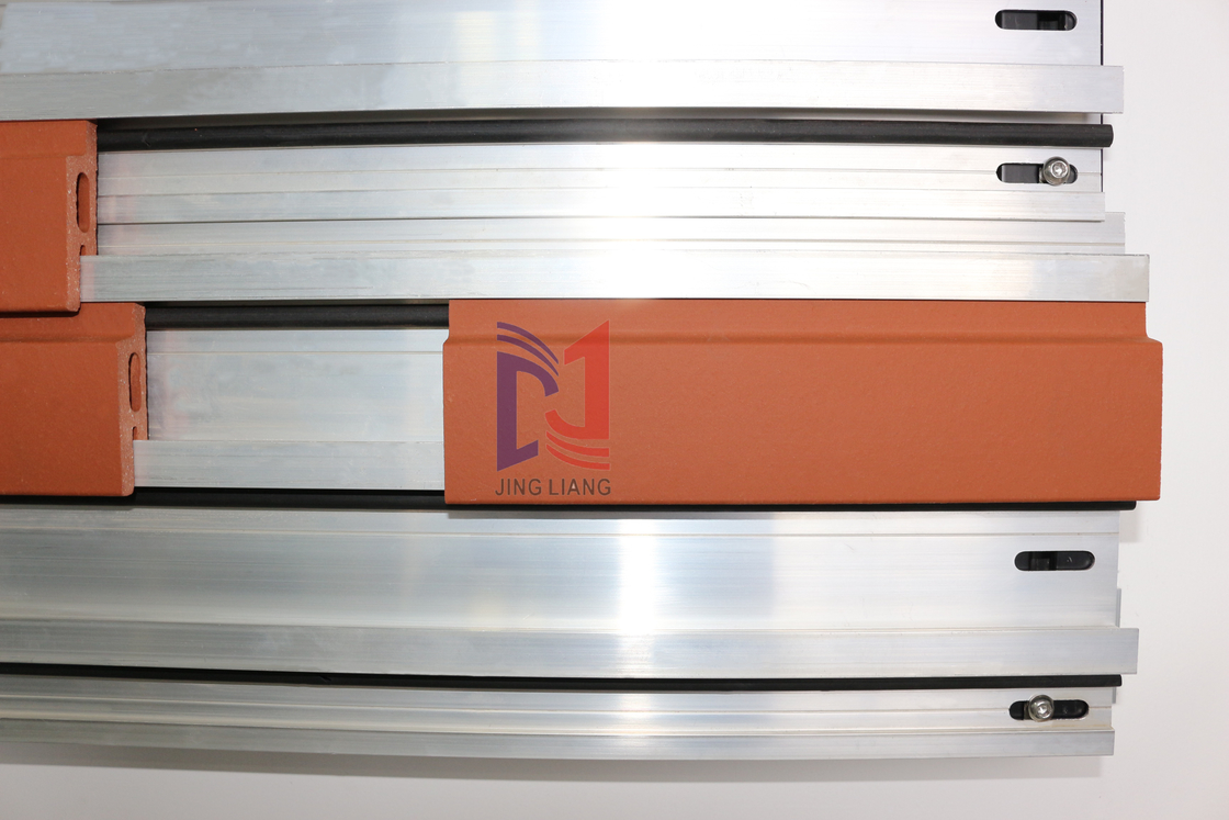 Customizable Exquisite-craftsmanship High-strength Aluminum Slide Track For Terracotta Facade Support System