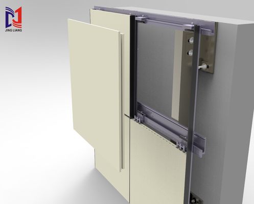 Terracotta Ventilated Facade Support System for 19mm Terracotta Panel