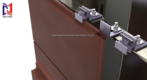 Terrakottaventiliertes Fassadenstützsystem für 20mm-Panel mit hoher Haltbarkeit